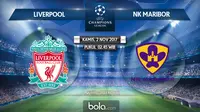 Jadwal Liga Champions, Liverpool Vs NK Maribor. (Bola.com/Dody Iryawan)