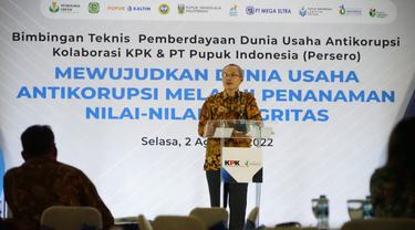 Komisi Pemberantasan Korupsi (KPK) berkolaborasi dengan PT Pupuk Indonesia (Persero) menyelenggarakan Bimbingan Teknis Antikorupsi