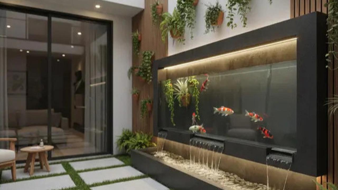 7 Inspirasi Desain Kolam Ikan Estetik di Teras Rumah 2025, Buat Suasana Makin Adem