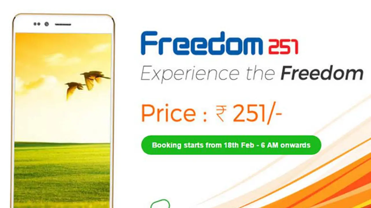 Ponsel Freedom 251 hanya dijual di internet