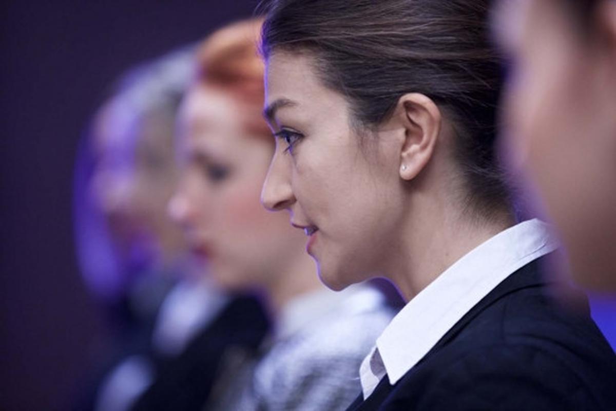 Intip para wanita cantik Italia ikut tes pramugari maskapai China