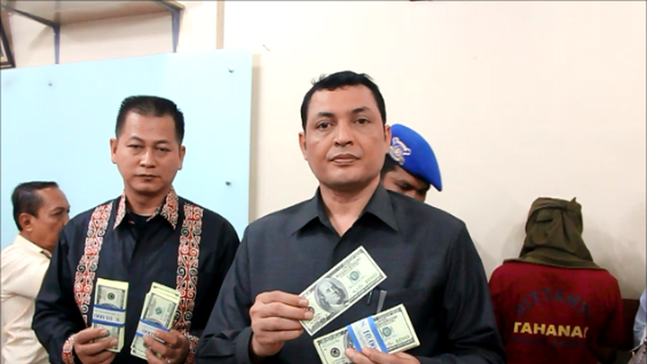 Dolar Palsu Senilai Rp 3,5 Miliar Diamankan Polisi
