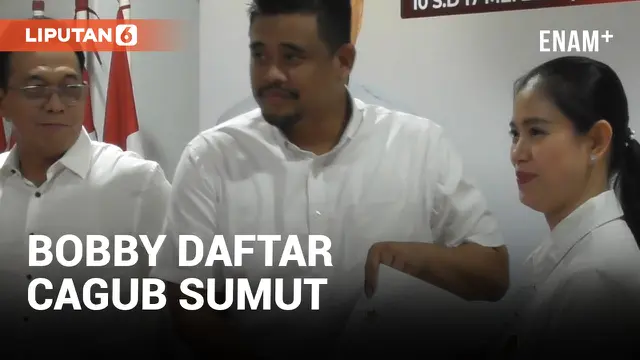 Resmi Jadi Kader Gerindra, Bobby Nasution Daftar Jadi Cagub Sumut