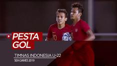 Berita video highlights Grup B cabang sepak bola putra SEA Games 2019 antara Timnas Indonesia U-22 melawan Brunei Darussalam yang berakhir dengan skor 8-0, Selasa (3/12/2019).