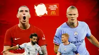Link Live Streaming Community Shield di Vidio: Liverpool Vs Man City