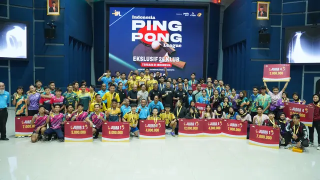 Seri 2 Indonesia Pingpong League 2024 Digelar di Mabes TNI, Persaingan Makin Sengit