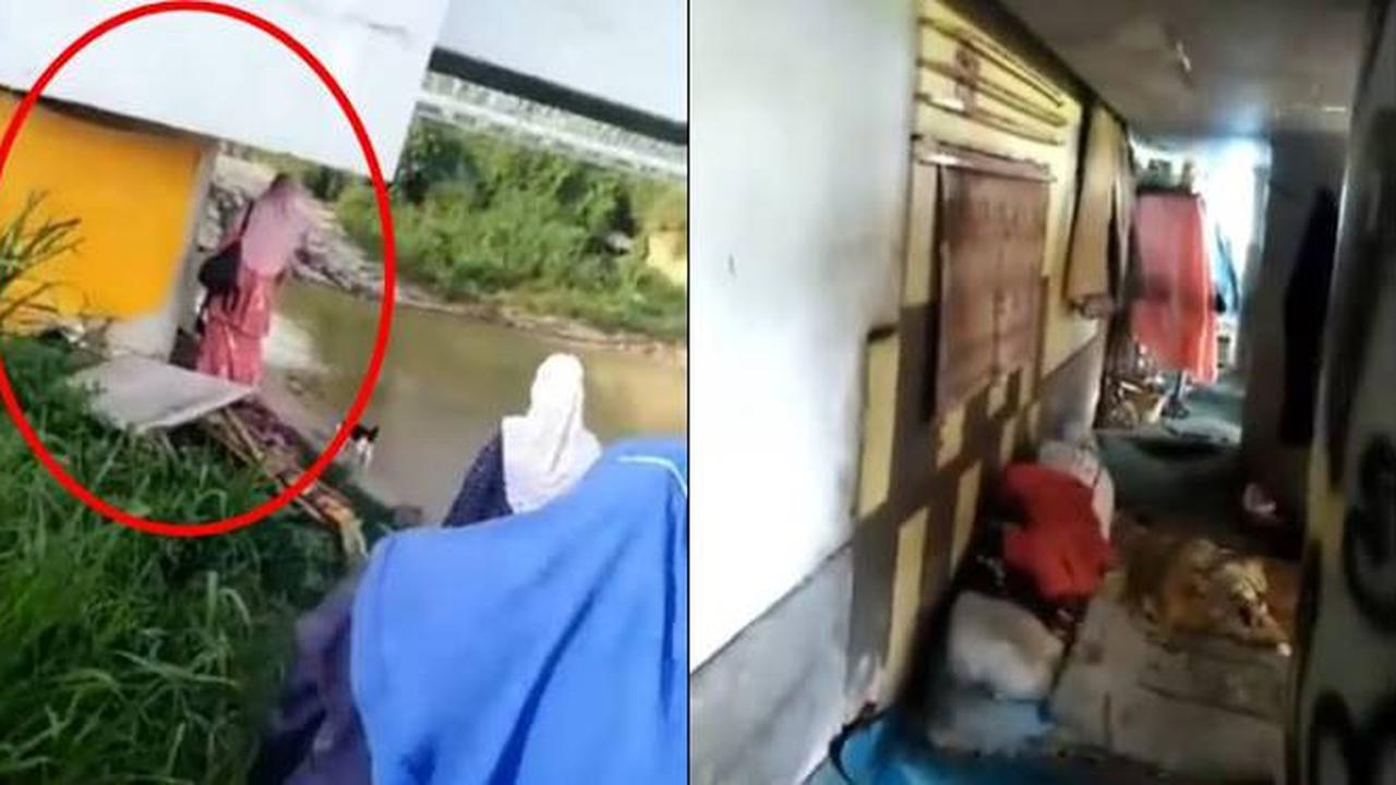 Kisah Haru Suami Istri Tinggal di Bawah Jembatan, Hanya Berdinding Kain