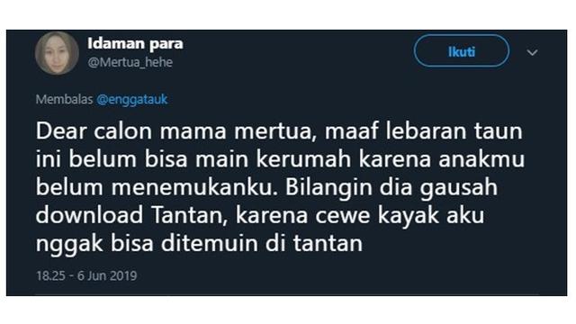 Curhatan Netizen Untuk Calon Ibu Mertua Usai Lebaran Ini Bikin Senyum-senyum