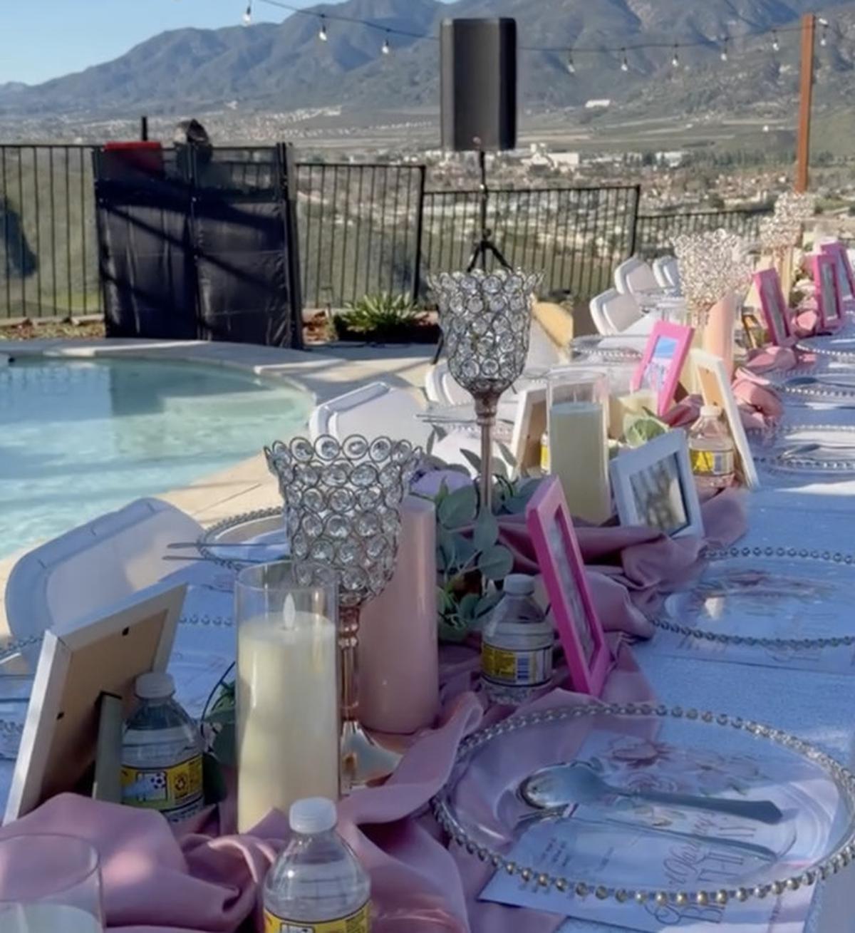 Dekorasi Mewah Ulang Tahun Angel Karamoy di California/Instagram/@gustiega