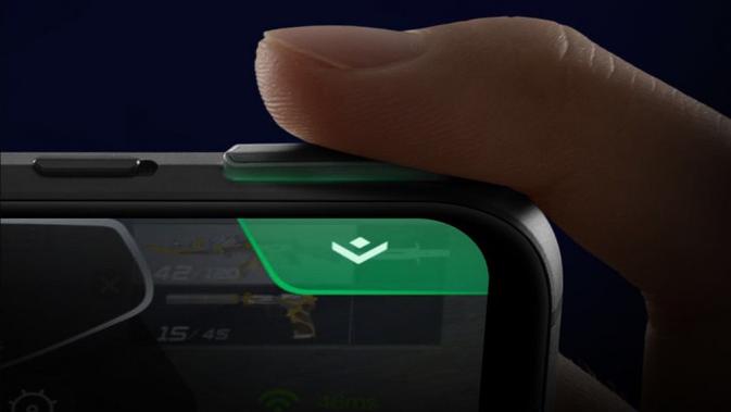 Trigger pop-up di Black Shark 3 Pro. (Doc: Black Shark)