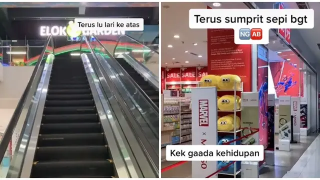 Cerita Wanita Jalan-Jalan Sendirian ke Mall saat Sepi Pengunjung Ini Bikin Merinding