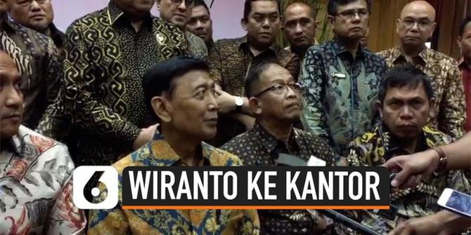 VIDEO: Keluar dari RSPAD, Wiranto ke Kantor untuk Acara Purnatugas