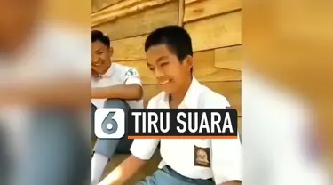 Viral di media sosial, remaja SMA yang mampu menirukan suara berbagai binatang. Mulai dari suara karakter Donald Duck, suara Jangkrik hingga suara ayam.