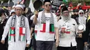 Mereka juga menyoroti dampak invasi militer di wilayah Gaza yang telah berlangsung lebih dari 21 bulan tersebut terhadap perempuan anak-anak yang menjadi korban kelaparan dan kekerasan. (merdeka.com/Arie Basuki)