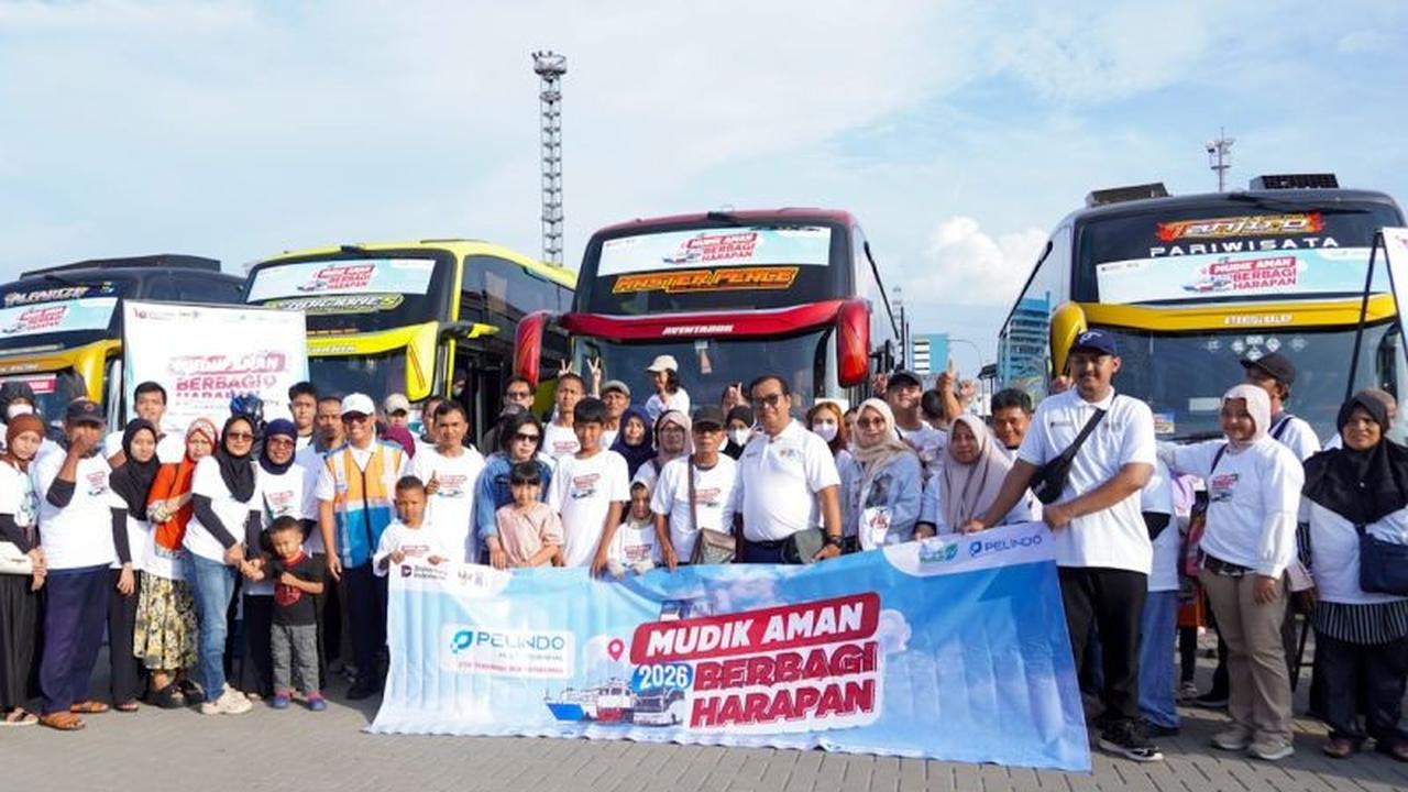 PTP Nonpetikemas Berangkatkan 200 Pemudik Gratis ke Purwokerto, Sukseskan Mudik Lebaran 2026