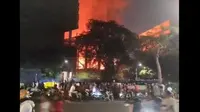 Kebakaran Museum Nasional atau Museum Gajah di Jalan Medan Merdeka Barat, Jakarta Pusat. (Foto: Istimewa)