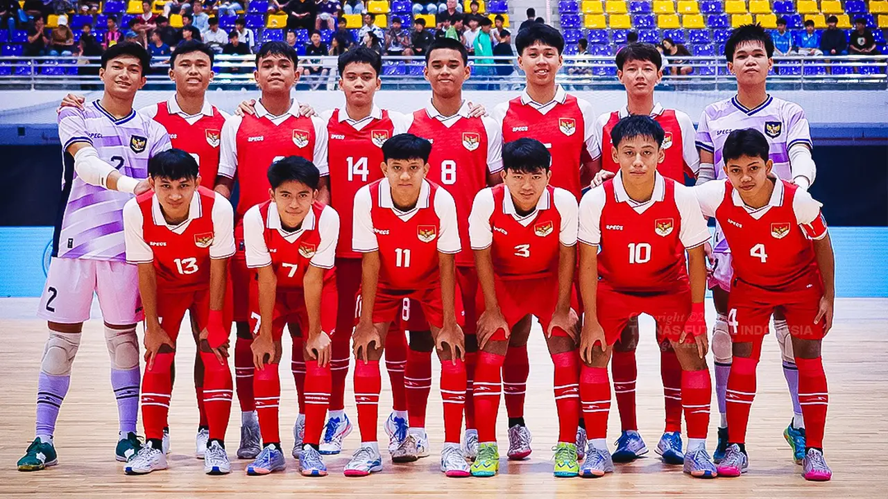 Timnas Futsal Indonesia U-16.