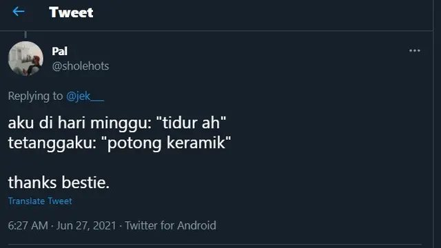 7 Cuitan Sedih Netizen di Hari Minggu Karena Ulah Tetangga Ini Kocak