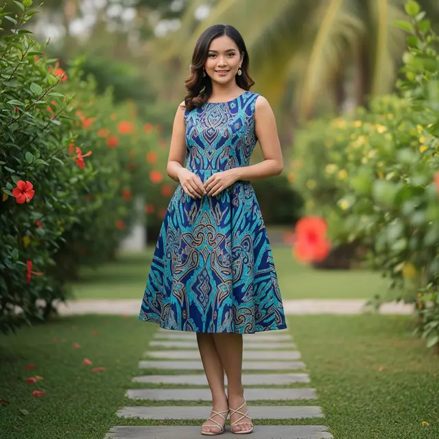 Tren Model Dress Endek Terbaru (Gemini AI)