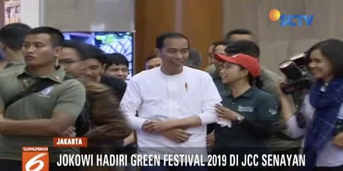 Harapan Jokowi pada Milenial Saat Hadiri Green Festival 2019