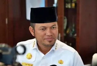 Gubernur Kaltim H. Rudy Mas’ud (Harum).