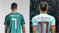 Jersey Pemain Piala Dunia 2018 dengan Nama Unik, Kamu Bisa Baca?