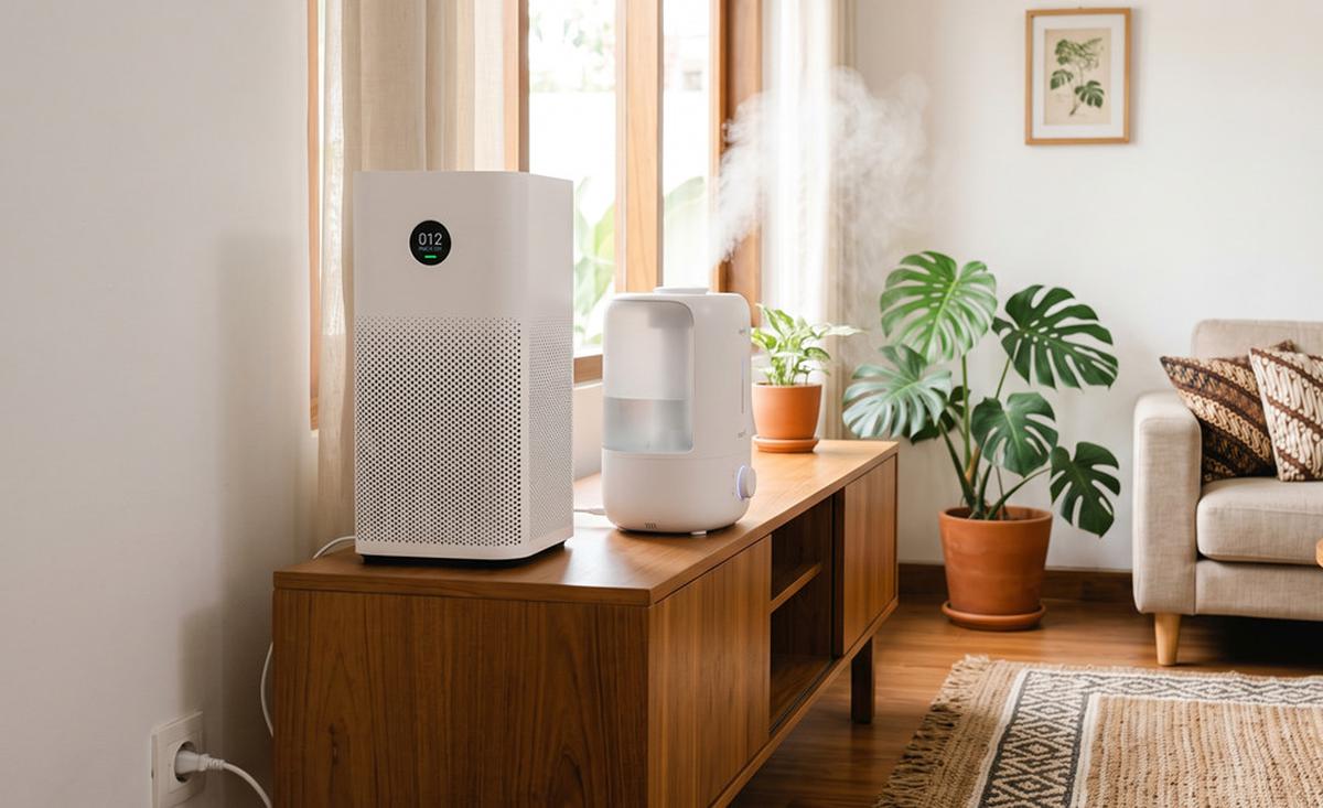 bedanya air purifier dan humidifier (AI Generated)