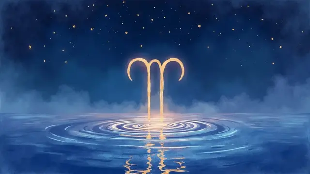 logo zodiak aquarius (sumber: AI generated)