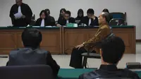 Dalam persidangan, Budy Mulya mengajukan nota keberatan (eksepsi) terkait dakwaan yang diajukan oleh Jaksa Penuntut Umum (JPU) (Liputan6.com/Herman Zakharia)