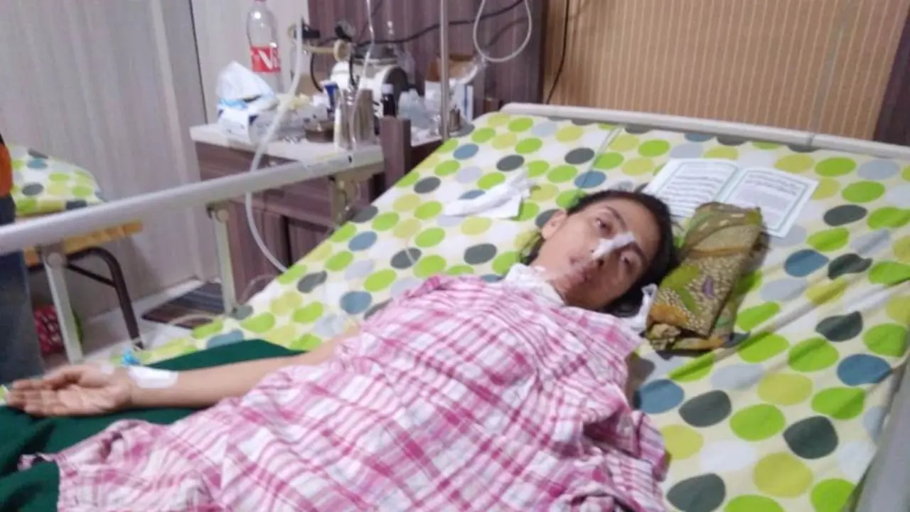 TKI Sutini, semasa dirawat di rumah sakit di Banjarnegara. Ia meninggal dunia 4 Desember 2018. (Foto: Liputan6.com/LBH Sikap/Muhamad Ridlo)