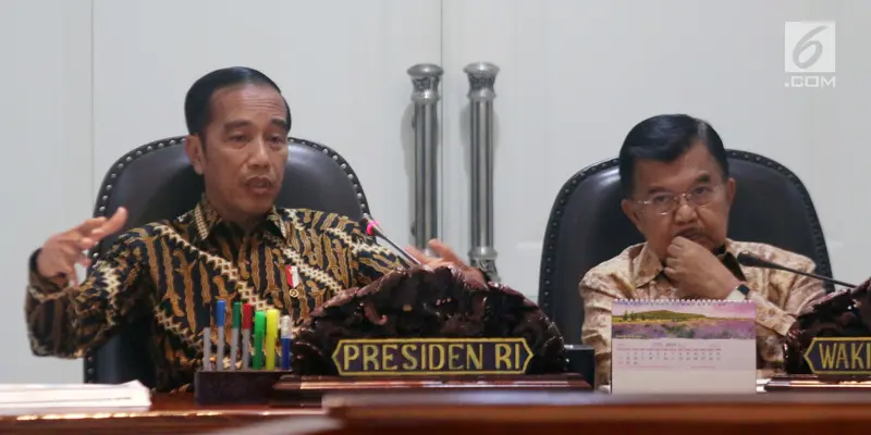 Jokowi Pimpin Ratas Bahas Pemindahan Ibu Kota