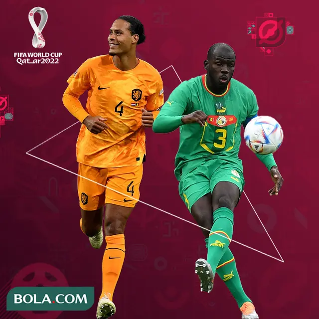 Piala Dunia - Virgil Van Dijk dan Kalidou Koulibaly