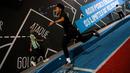 Salah satu pemain Korea-Korea Selecao tampak sedang melakukan latihan di tempat futuristik Footlab di Portugal, Kamis (28/11/2024).