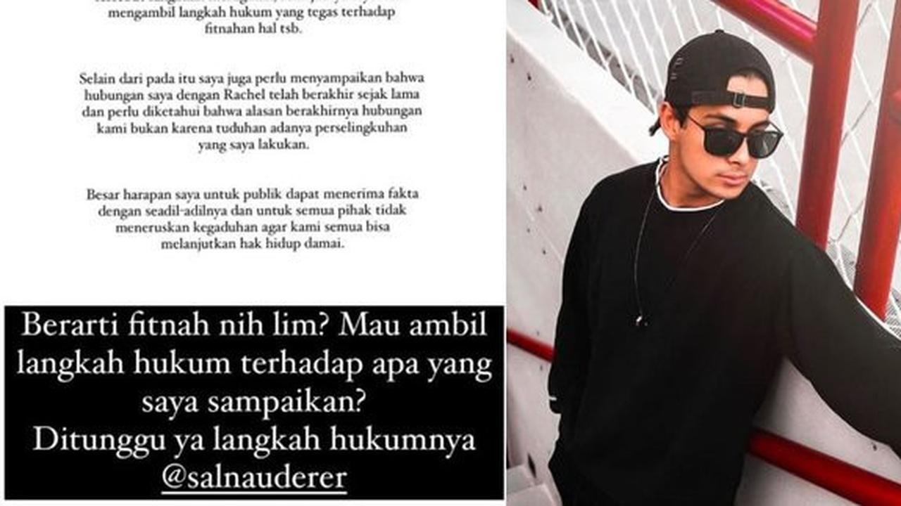 Lama Bungkam, Salim Nauderer Akhirnya Bantah Selingkuh dengan Azizah Salsha saat Pacaran dengan Rachel Venya