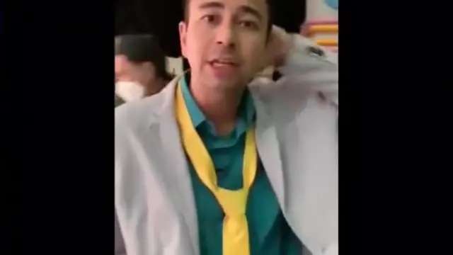 Video Raffi Ahmad menyemangati penyanyi Agung Malik Happy. (Foto: Koleksi Pribadi Agung Malik)