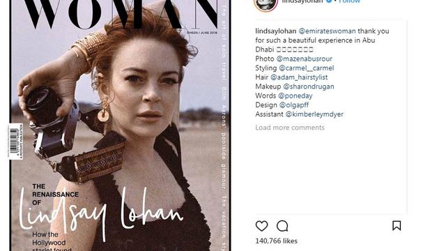 Sampul Majalah Lindsay Lohan