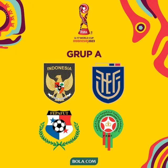 Piala Dunia U-17 - Peta Persaingan Grup A Piala Dunia U-17 2023