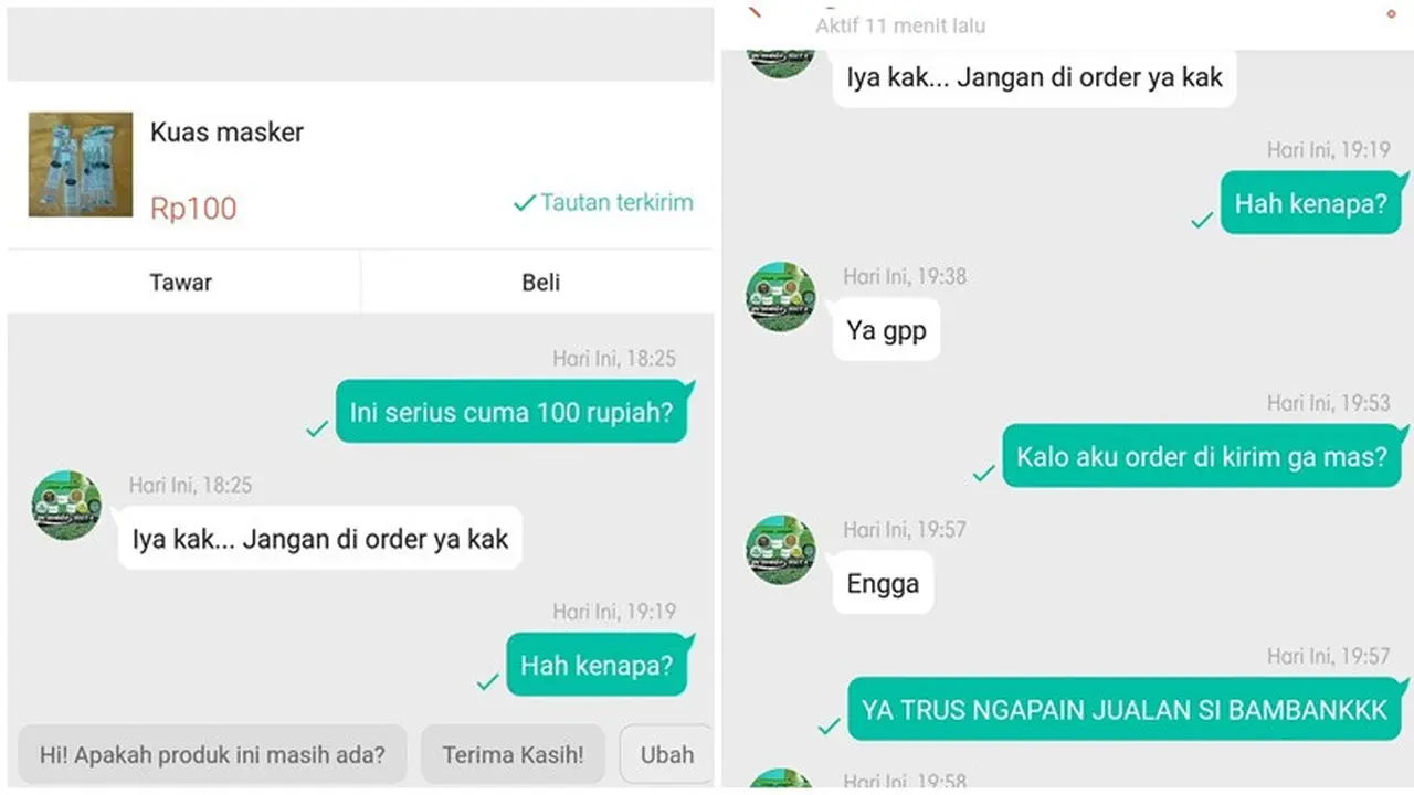 Enggak Niat Jualan Online, Admin Ini Malah Modusin Pembeli