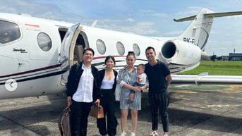 Raffi Ahmad dan Nagita Slavina Naik Private Jet Kondangan Kaesang Pangarep