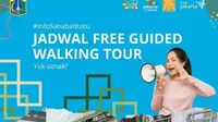 Pengunjung Kota Tua Jakarta Kini Bisa Dipandu Tour Guide Secara Gratis, Catat Jadwalnya.&nbsp; foto: (dok.Instagram @kotatua.jkt/https://www.instagram.com/p/DIaLbAGh0BJ/Henry)