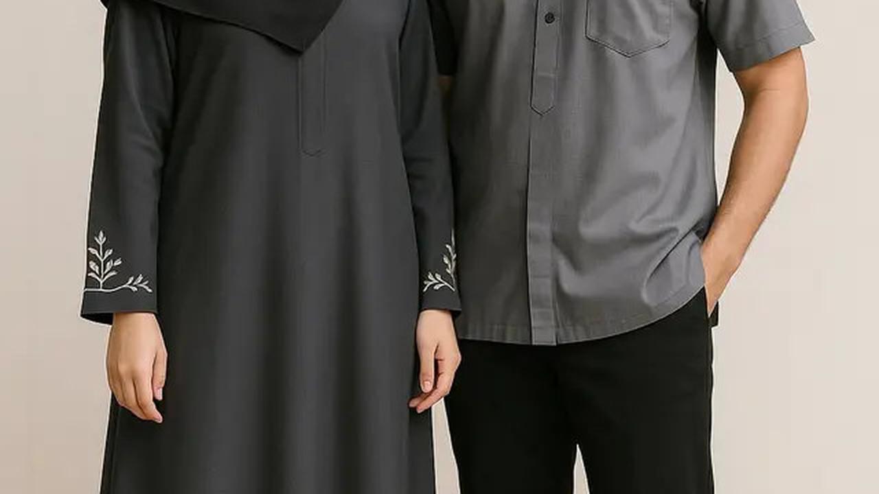 6 Inspirasi Baju Couple Muslim Syari, Tetap Stylish Tanpa Melanggar Syariat