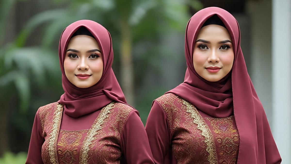 7 Model Rok Kebaya Modern Hijab 2025: Kombinasi Payet &amp; Bordir yang Anggun