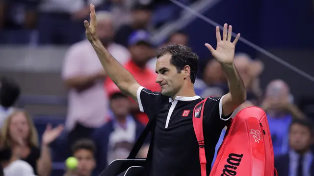 Dikalahkan Grigor Dimitrov, Roger Federer Tertunduk di AS Terbuka 2019