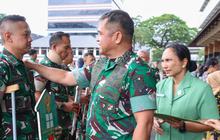 FOTO: Kasad Tegaskan Keluarga Prajurit Gugur Tetap Bagian Keluarga Besar TNI AD