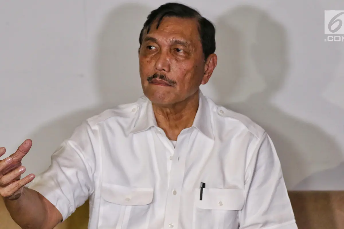 Menjelang Pengumuman Hasil Pemilu 2019, Menko Luhut Beri Keterangan Pers