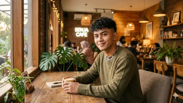 Model Rambut Pria Ikal Ala Korea