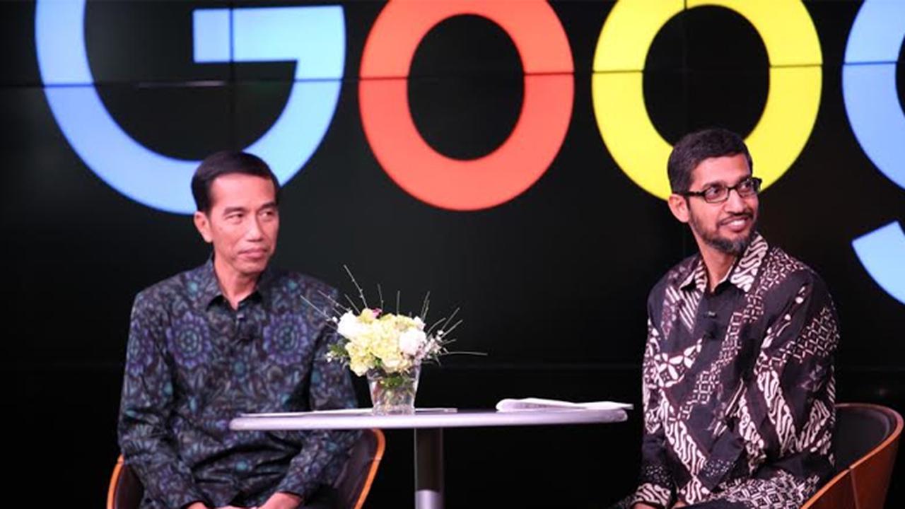 Bertemu Jokowi, Bos Google Klaim Akan Latih 100.000 Pengembang 