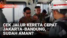 Jalur Kereta Cepat Jakarta-Bandung diperiksa Kapolda Jabar, Irjen Pol Dr Akhmad Wiyagus, dan Kasdam III Siliwangi, Brigjen TNI Asep Syarifudin hari Jumat (12/5). Pengecekan aspek keamanan ini menindaklanjuti arahan Menko Bidang Kemaritiman dan Invest...