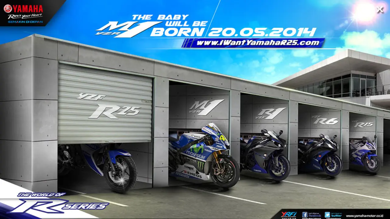 Yamaha R25 Rilis Pertama Kali di Indonesia