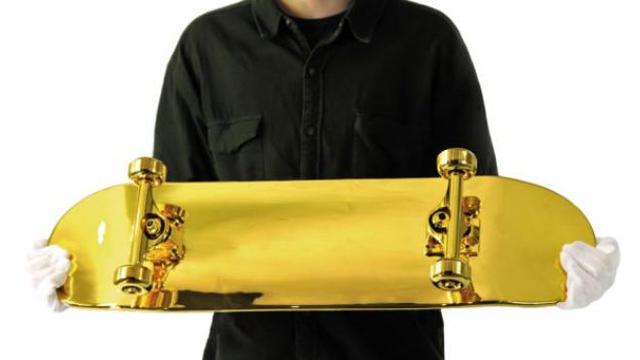 Papan Skateboard Termahal Di Dunia Terbuat Dari Emas Murni Lifestyle Liputan6 Com
